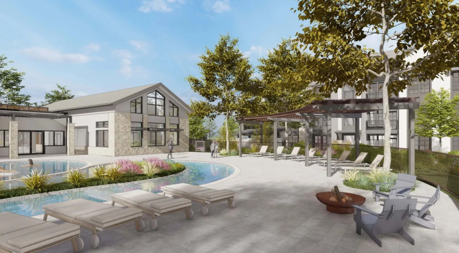 View at Manor Crossing Apartments